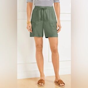 Talbots Olive Cargo Shorts